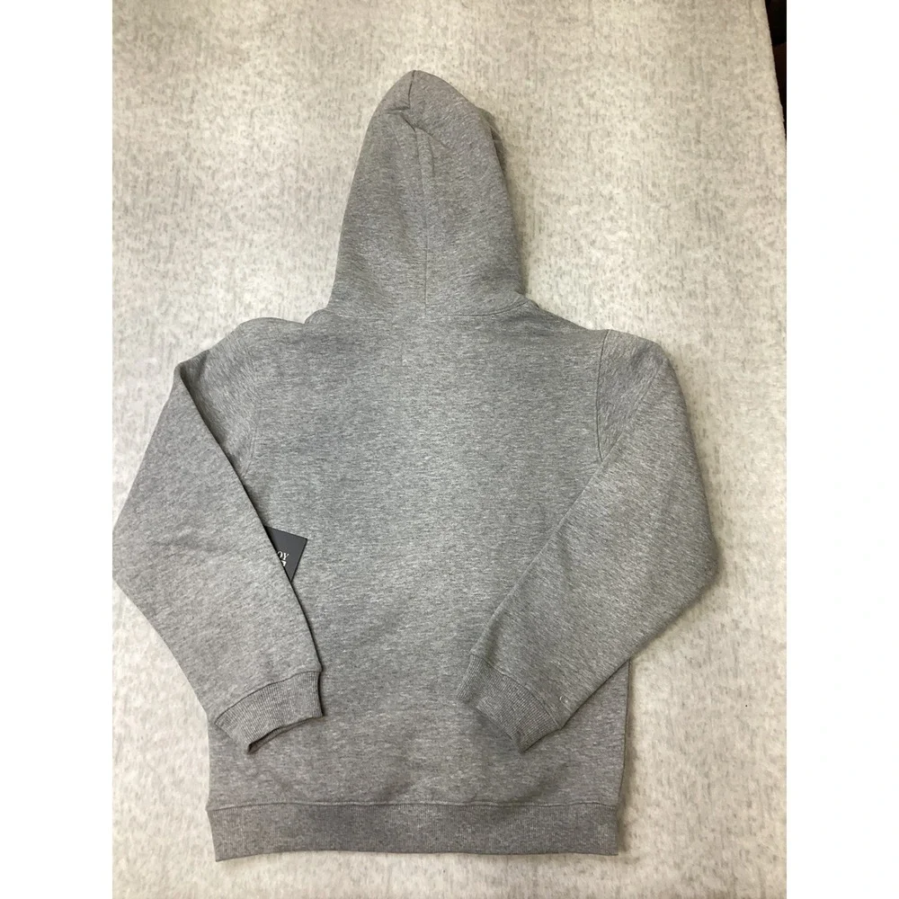 Local Boy Outfitters Youth Embossed Tractor Hoodie Gray Sweatshirt Y-S L0200033.